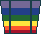 Boat Tote - Rainbow