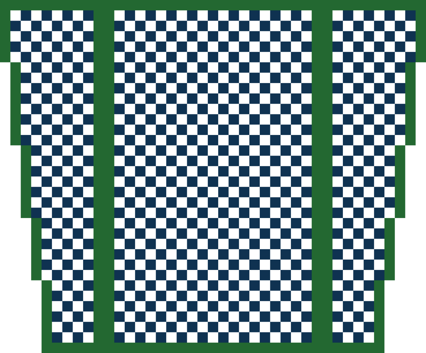 Boat Tote Navy Checks