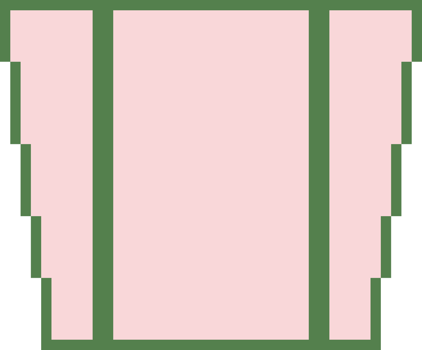 Boat Tote Pink and Green