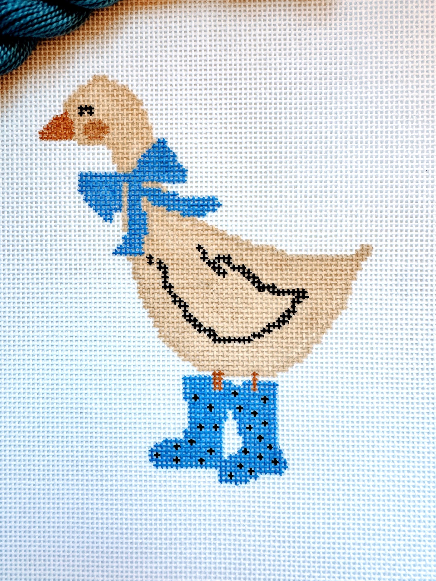 Duck in Boots - Blue