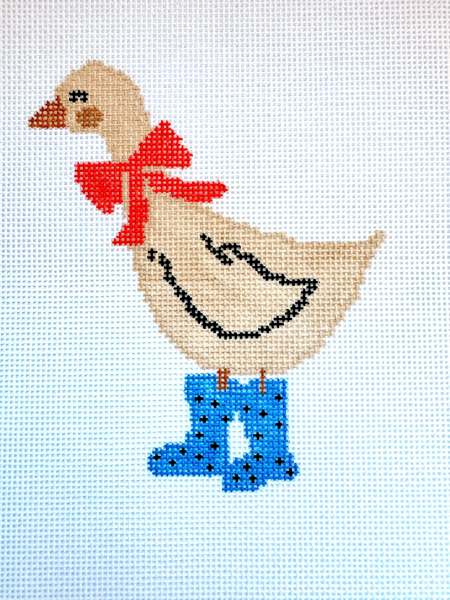 Duck in Boots - Pink & Blue