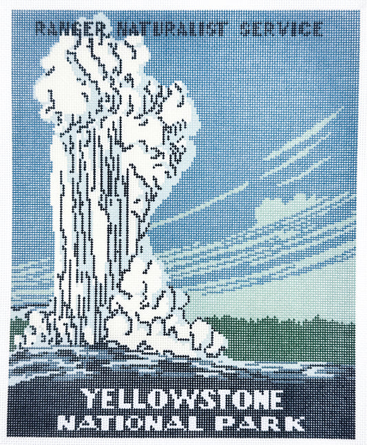 National Park Poster - Yellowstone