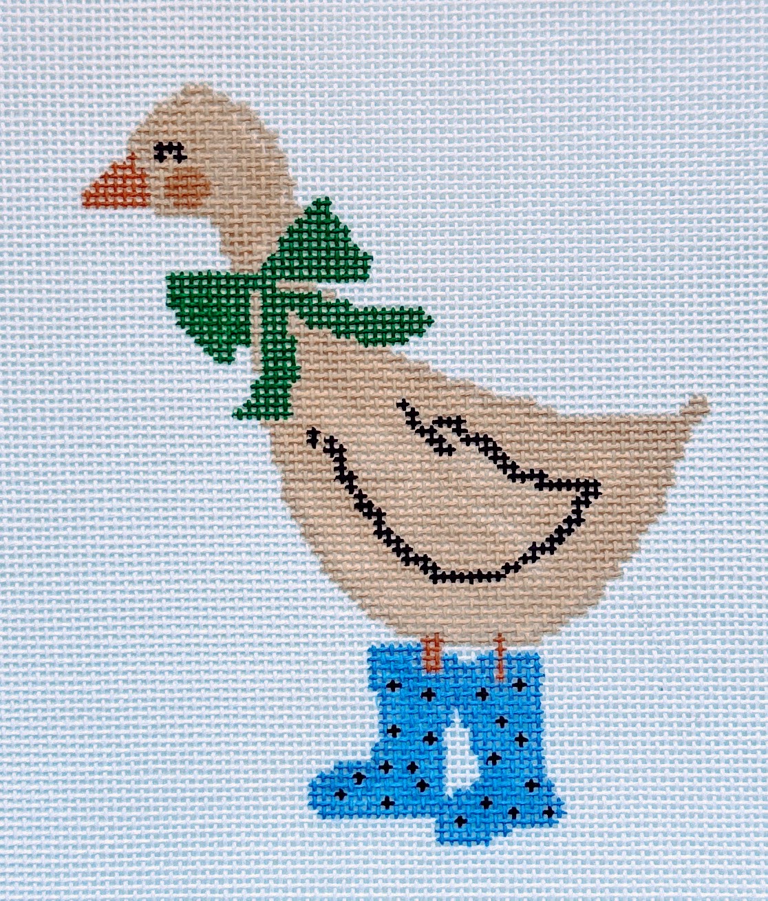 Duck in Boots - Teal