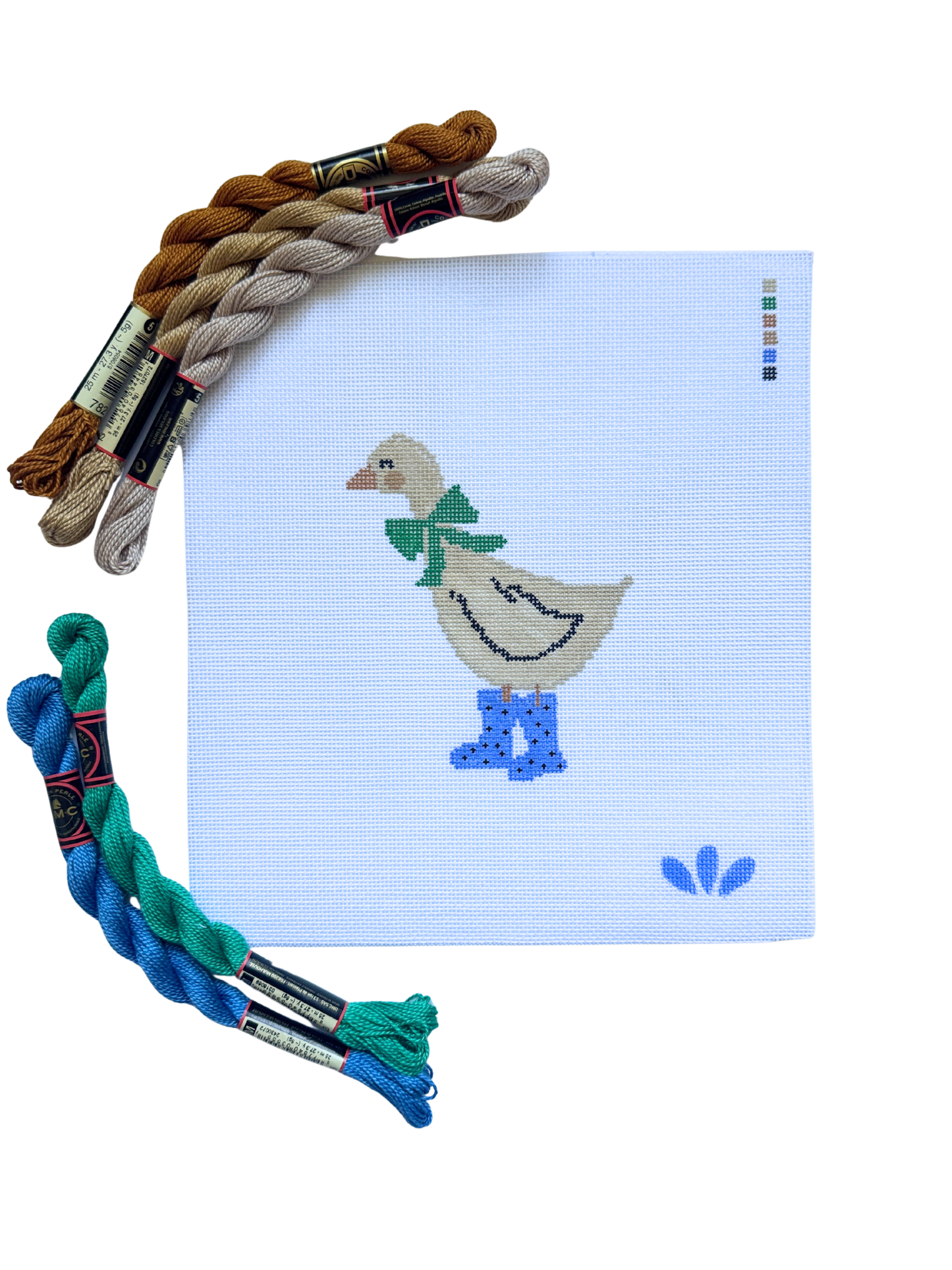 Duck in Boots - Teal