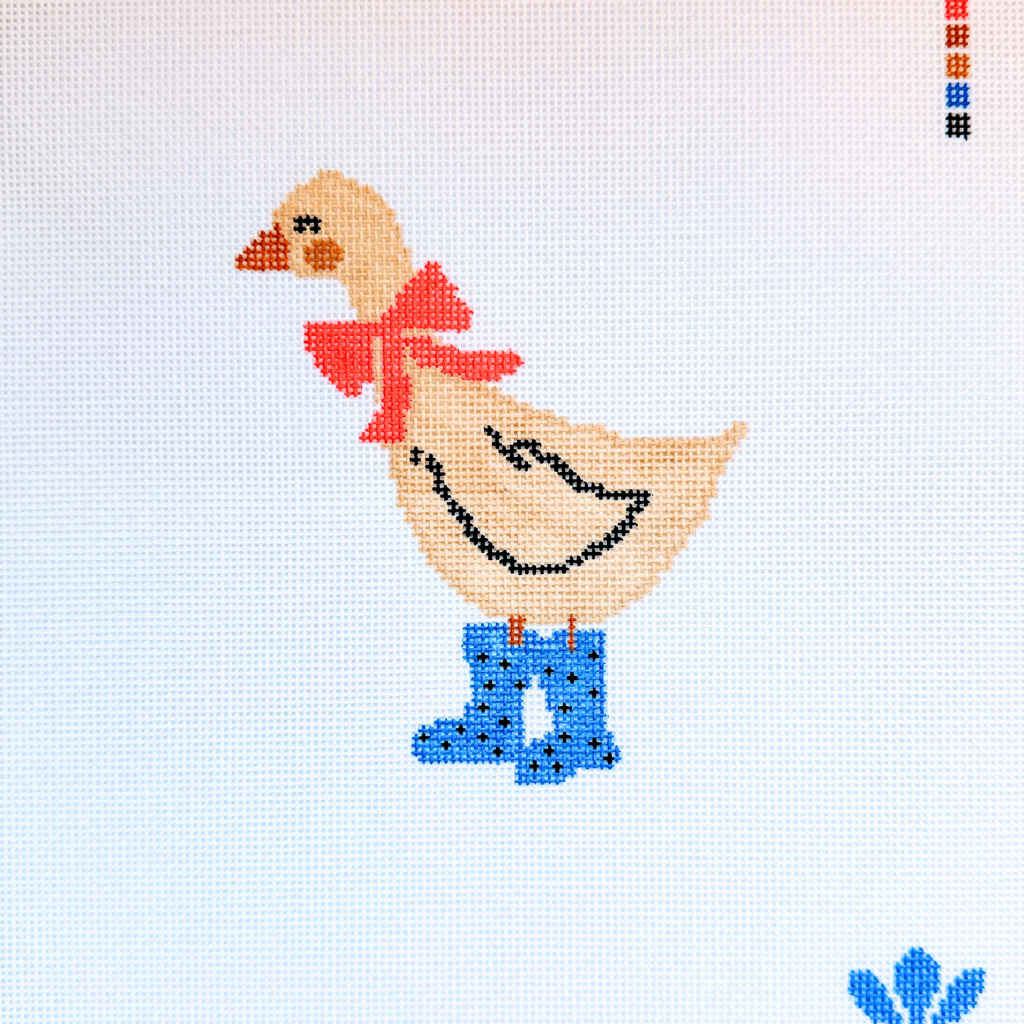 Duck in Boots - Pink & Blue