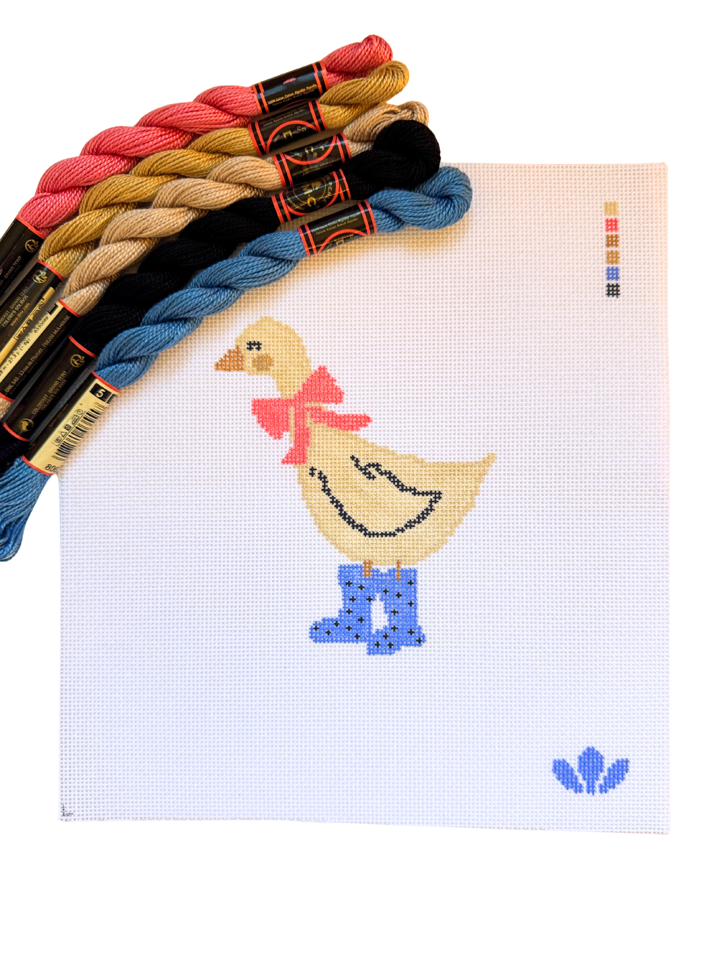 Duck in Boots - Pink & Blue