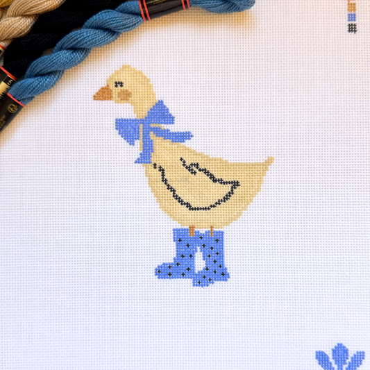 Duck in Boots - Blue