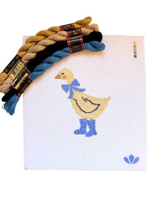 Duck in Boots - Blue