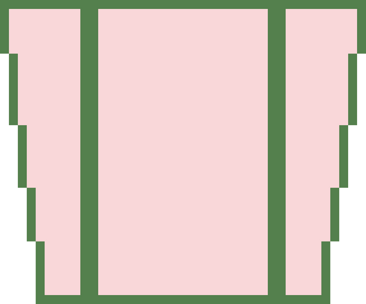 Boat Tote Pink and Green