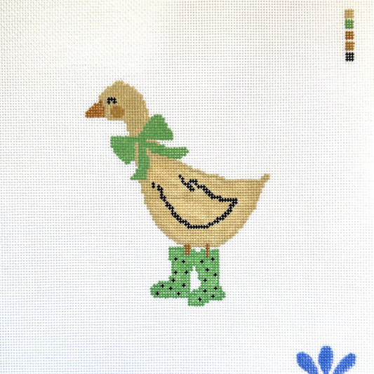 Duck in Boots - Green