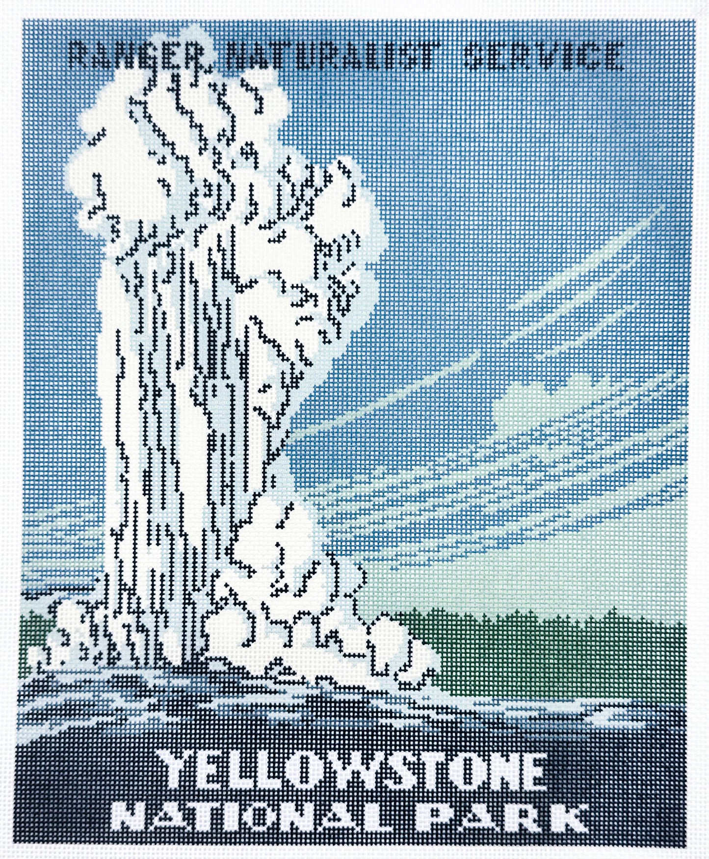 National Park Poster - Yellowstone