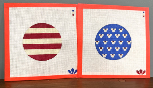 Mouse Ears - Patriotic with Bows